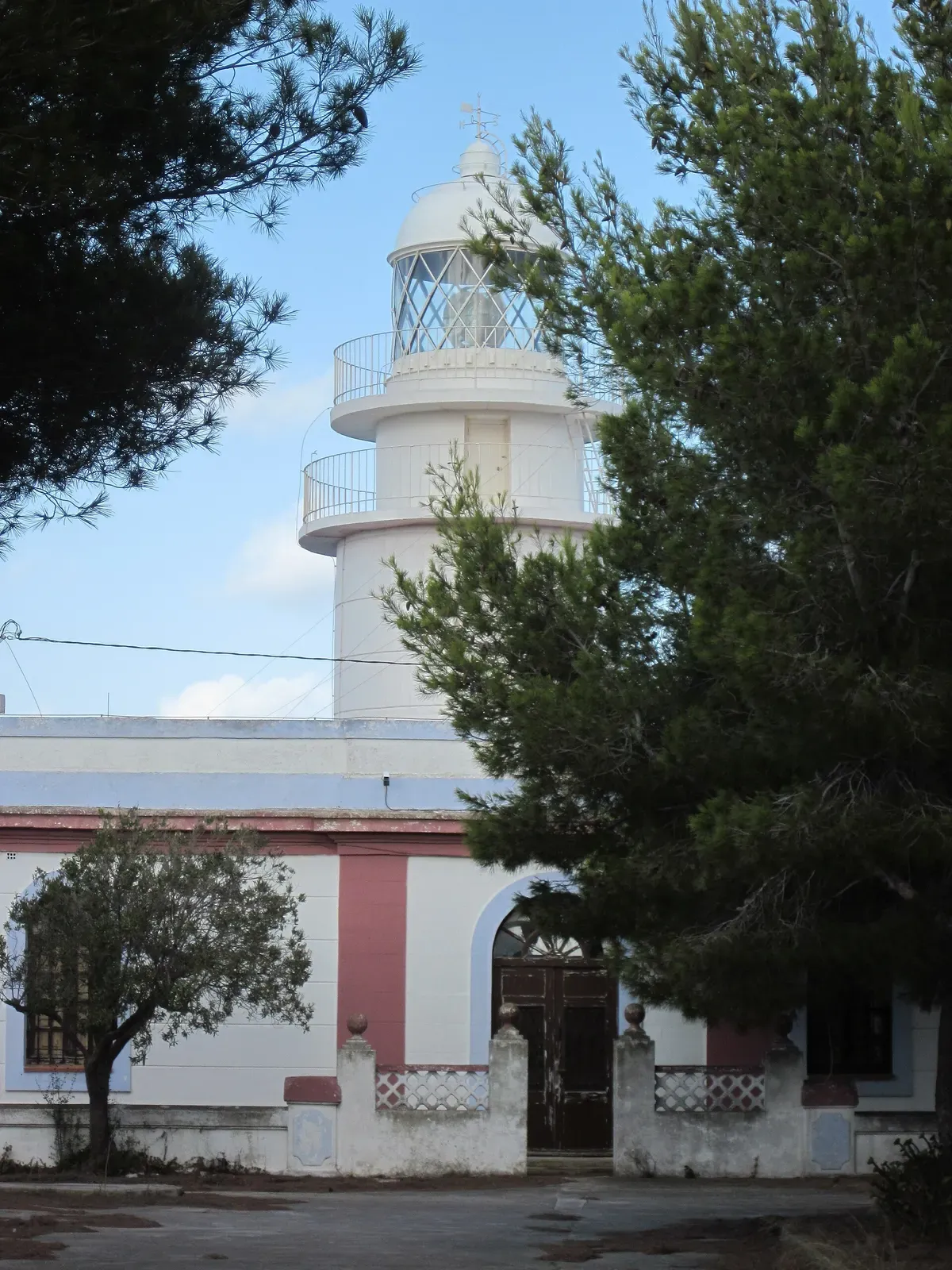 Lighthouse on top of Cabo de San Antonio between Jávea and Dénia